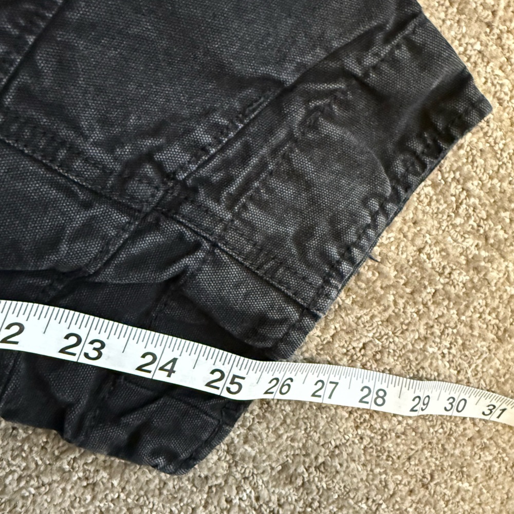 Free People Supersonic Pants 100% Cotton Slim Fit Straight Barrel Black Size 6 - Picture 13 of 14